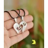 Кулон парный для влюбленных I love you. Silver Цена за 1 пару